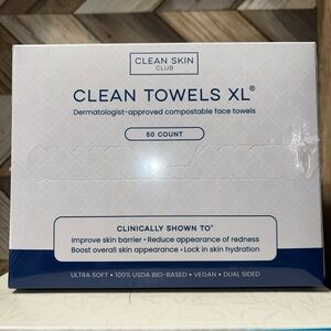 Clean Skin Club White Clean Towels XL